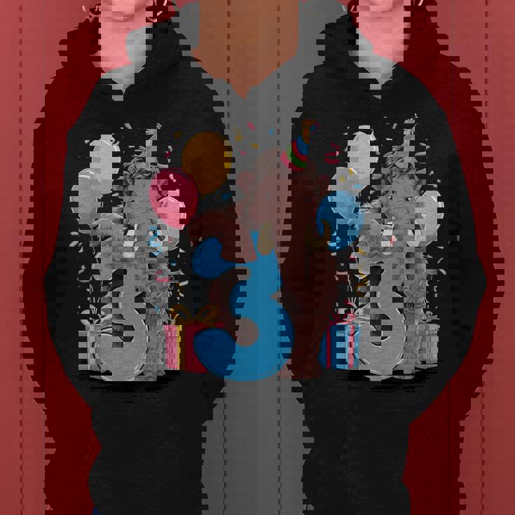 マンモス 3歳の誕生日 男の子 女の子 3歳 3歳 マンモス レディースパーカー