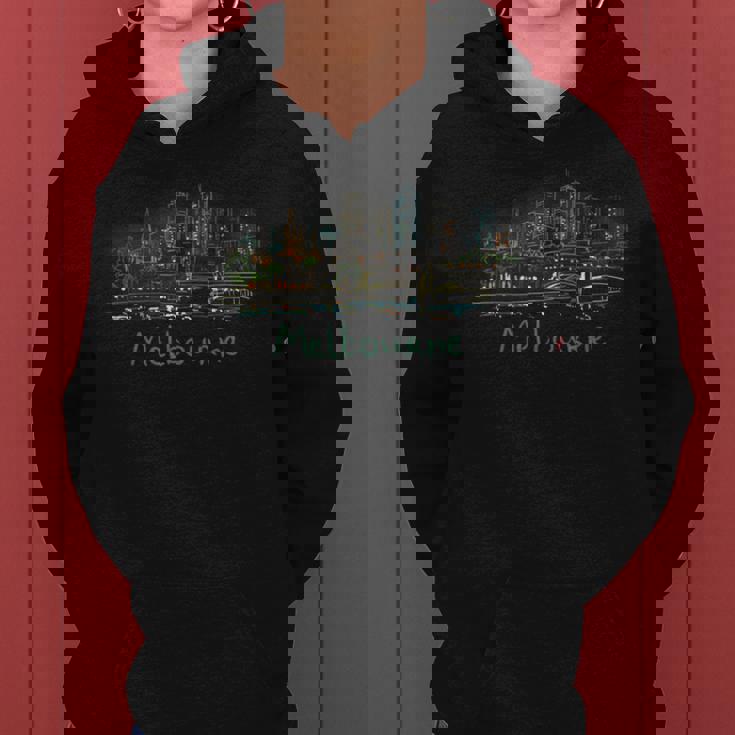 メルボルンシティオーストラリアお土産ギフト 男性 女性 レディースパーカー