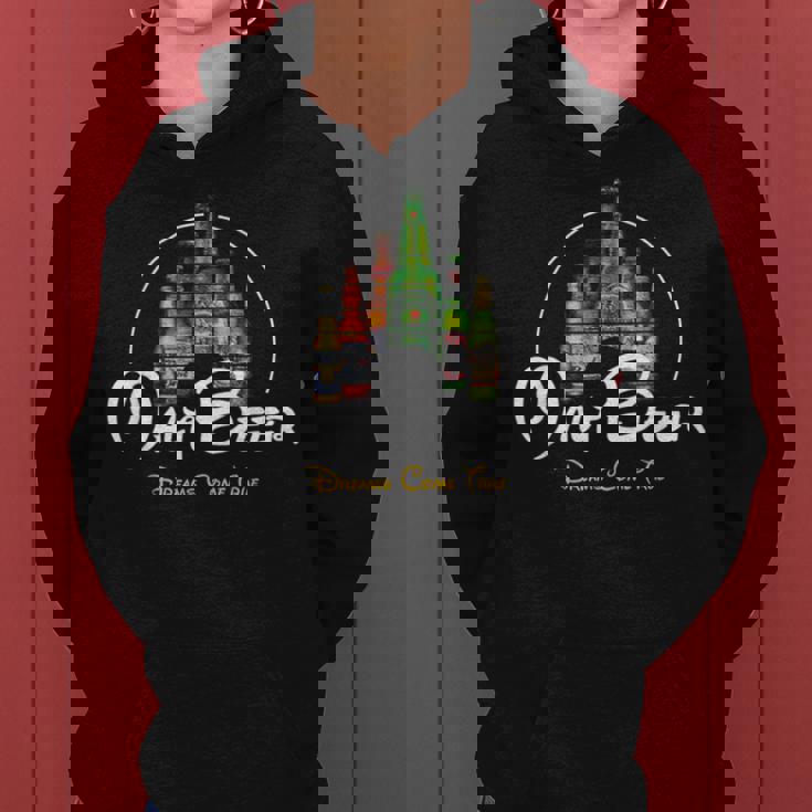 モルトビール、 Malt Beer Dreams Come True 面白いビールパロディー レディースパーカー