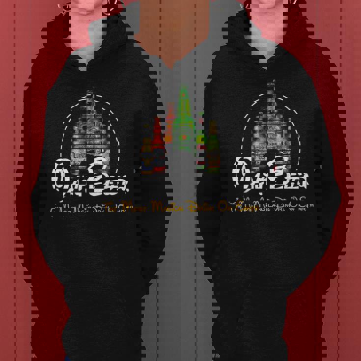 モルトビールパロディー Malt Beer Most Magical Drink On Earth レディースパーカー