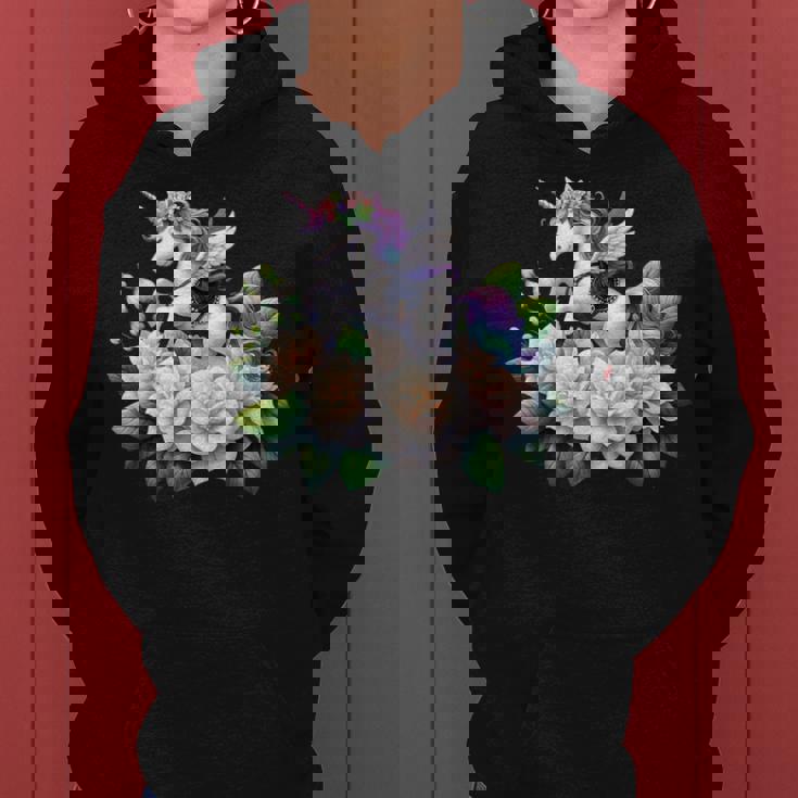 ユニコーン ライディング クチナシ 男の子 女の子 男性 女性 キッズ 大人 レディースパーカー