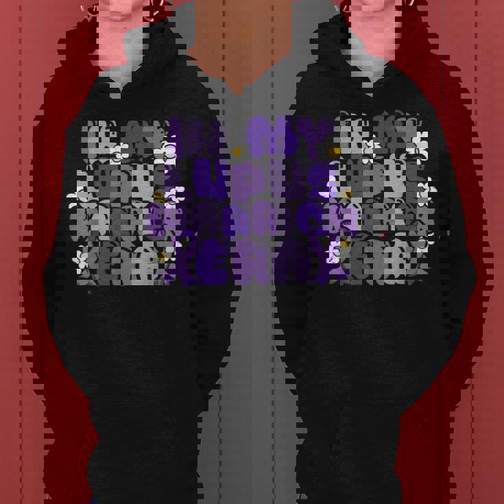 ループス・アウェアネス Lupus Warrior Era Wear Purple Ribbon Groovy レディースパーカー