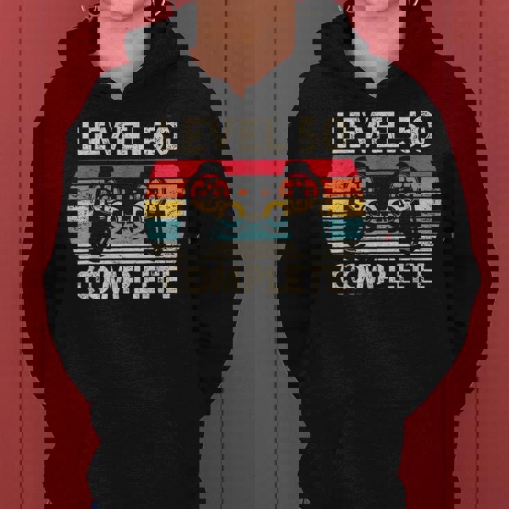 レトロ ゲーム レベル50 コンプリート 誕生日 ギフト 50歳の誕生日プレゼント女性男性ヴィンテージ レディースパーカー