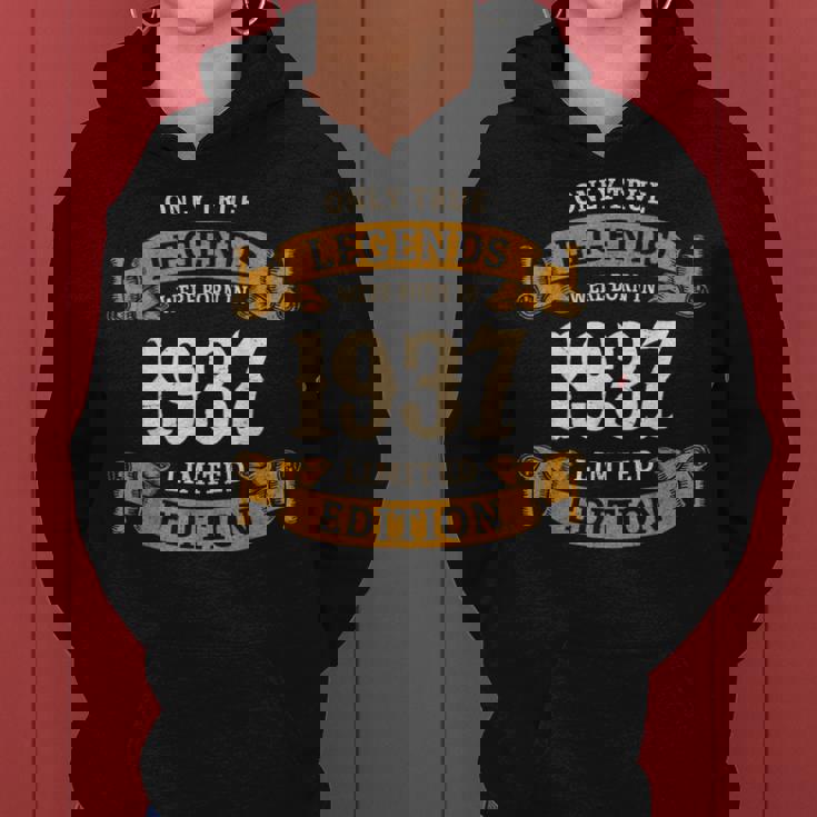 ヴィンテージ 1937 ギフト 男性 女性 長寿祝い 1937年生まれ 米寿祝い ユニークな誕生日プレゼント レディースパーカー