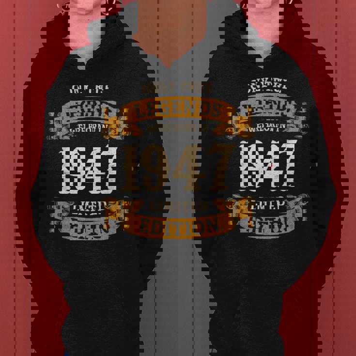 ヴィンテージ 1947 ギフト 男性 女性 長寿祝い 1947年生まれ 還暦祝い ユニークな誕生日プレゼント レディースパーカー