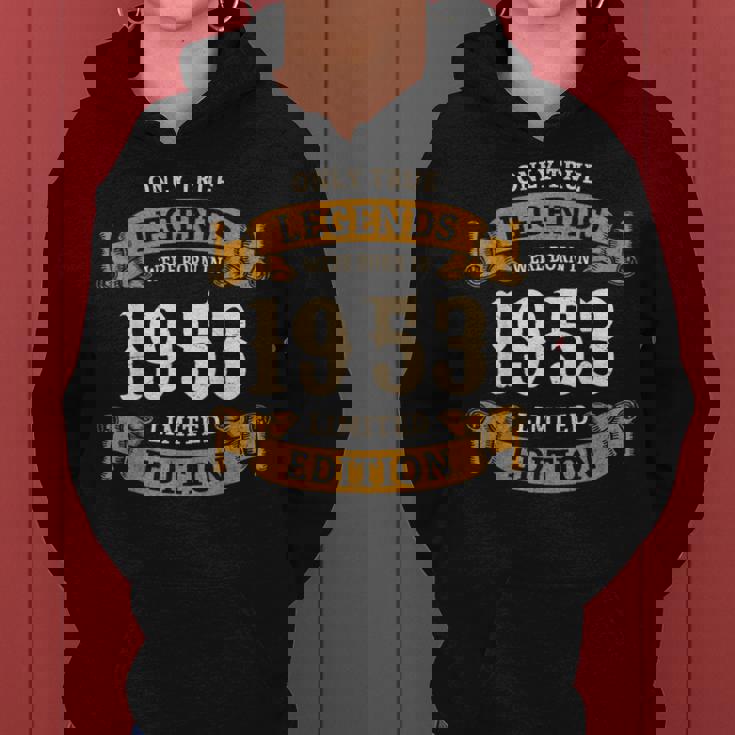 ヴィンテージ 1953 ギフト 男性 女性 長寿祝い 1953年生まれ ユニークな誕生日プレゼント レディースパーカー