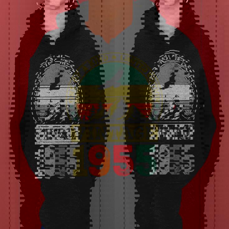 ヴィンテージ 1955 ギフト 男性 女性 長寿祝い 1955年生まれ 還暦祝い ユニークな誕生日プレゼント レディースパーカー