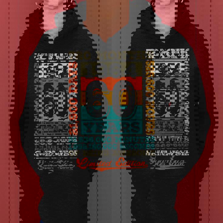 ヴィンテージ 1964 ギフト 男性 女性 長寿祝い 1964年生まれ 還暦祝い ユニークな誕生日プレゼント レディースパーカー