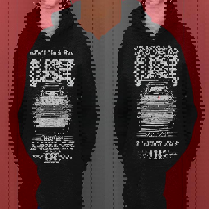 ヴィンテージ 1980 45 歳の誕生日プレゼント 男性 女性 45 歳 レディースパーカー