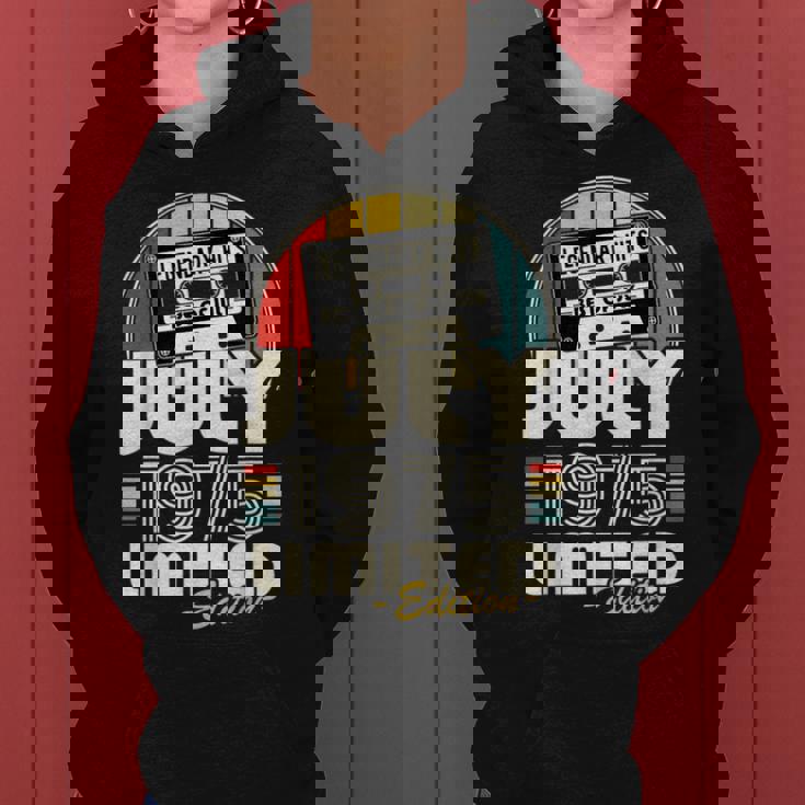 ヴィンテージ誕生日 50歳 男性 女性 1975年7月生まれ レディースパーカー