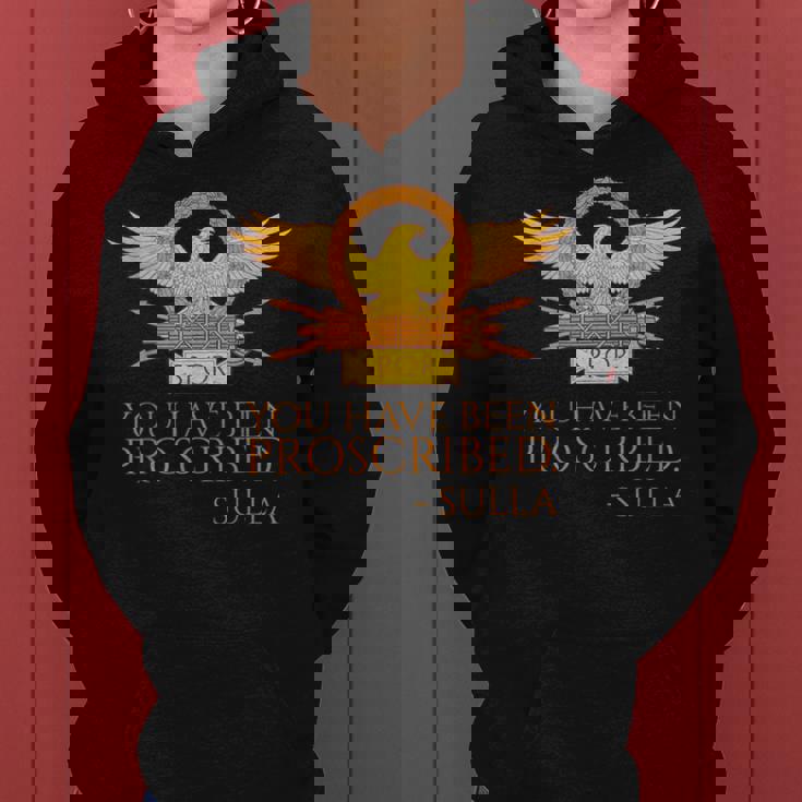 古代ローマ You Have Been Proscribed ローマの歴史pqr レディースパーカー