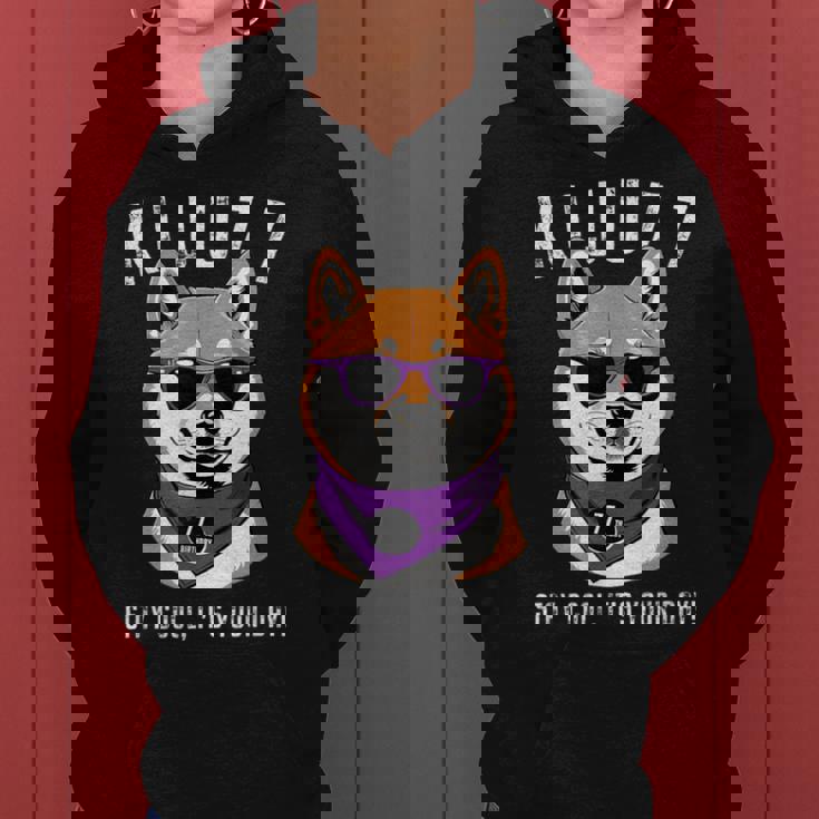 喜寿祝い 犬 柴犬 サングラス 父 男性 女性 母 犬好き 喜寿 お祝い 70歳 おもしろ おもろい レディースパーカー