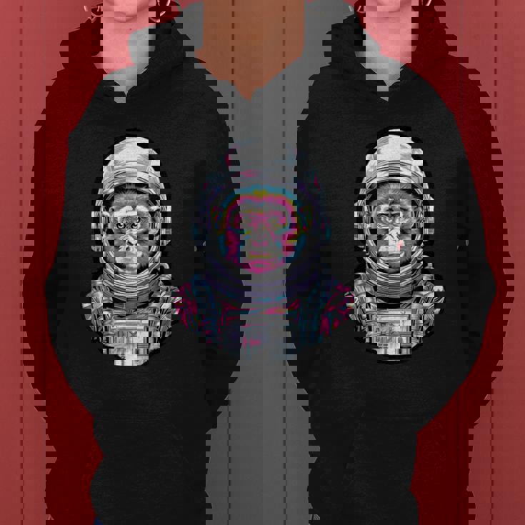 宇宙飛行士 猿 やってる 猿 惑星 科学 ギャグ 女性 男性 レディースパーカー