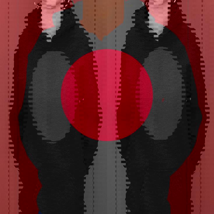 日の丸 Hinomaru 日本の国旗 レディースパーカー