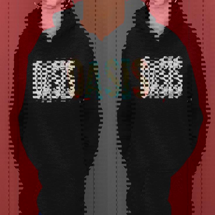 男性と女性のための素敵なオアシスステートメント。 長袖tシャツ レディースパーカー