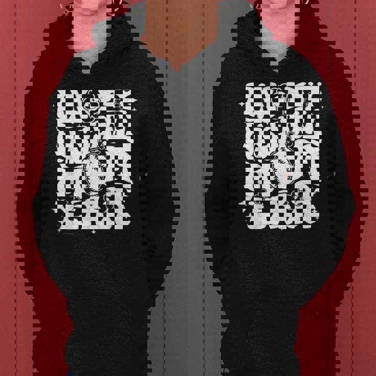 私の野球のお母さん時代にグルーヴィーなスポーツ親の野球ママ レディースパーカー