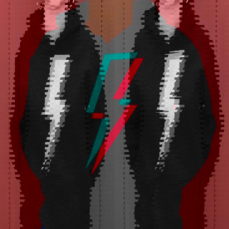 稲妻デザイン キッズ 男の子 女の子 女性 男性 グラフィック レディースパーカー