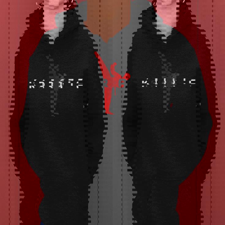 空手 格闘技 ファイター 黒帯 男の子 女の子 キッズ レディースパーカー