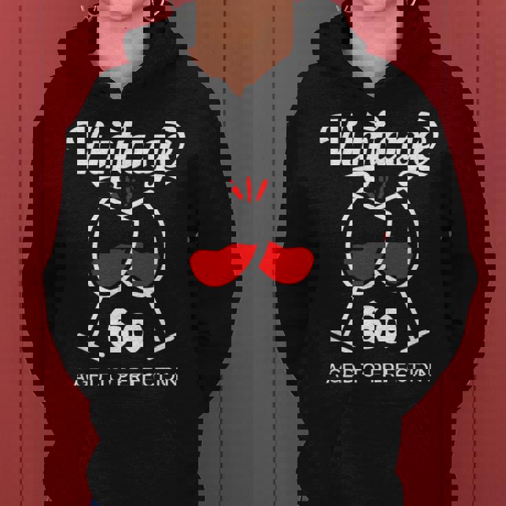 還暦祝い ワイン好き 酒好き 父 母 男性 女性 60歳お祝いintage Aged To Perfection レディースパーカー