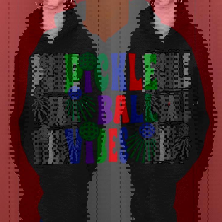 面白いスポーツデザイン女性男性ピックルボール レディースパーカー