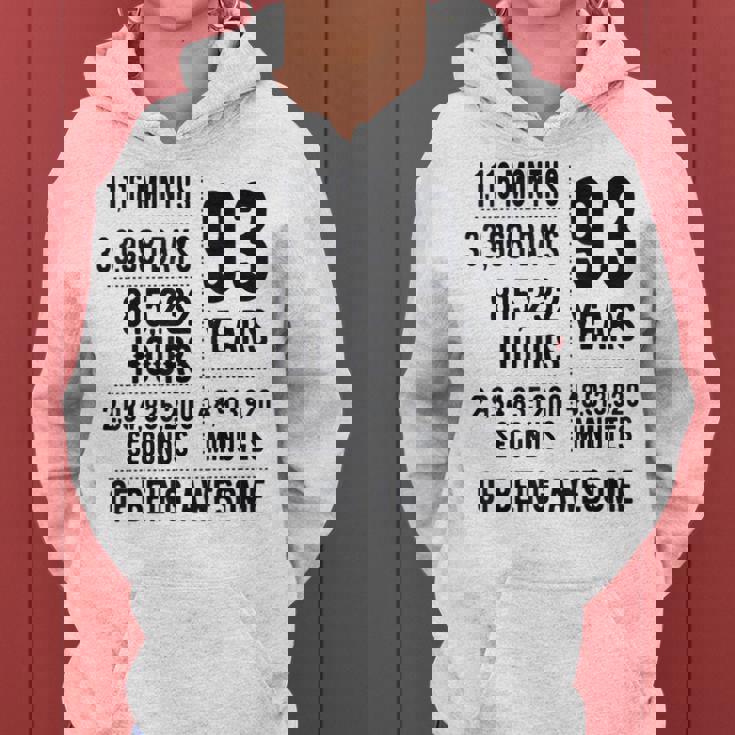 93歳の誕生日 男性 女性 面白い 93歳 レディースパーカー