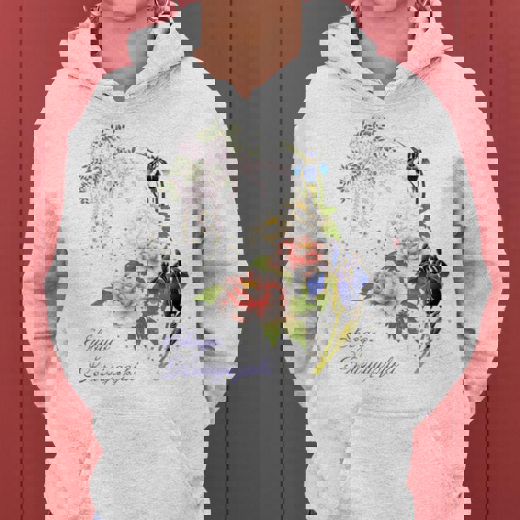 Beauty Flower（4） 長袖tシャツ レディースパーカー