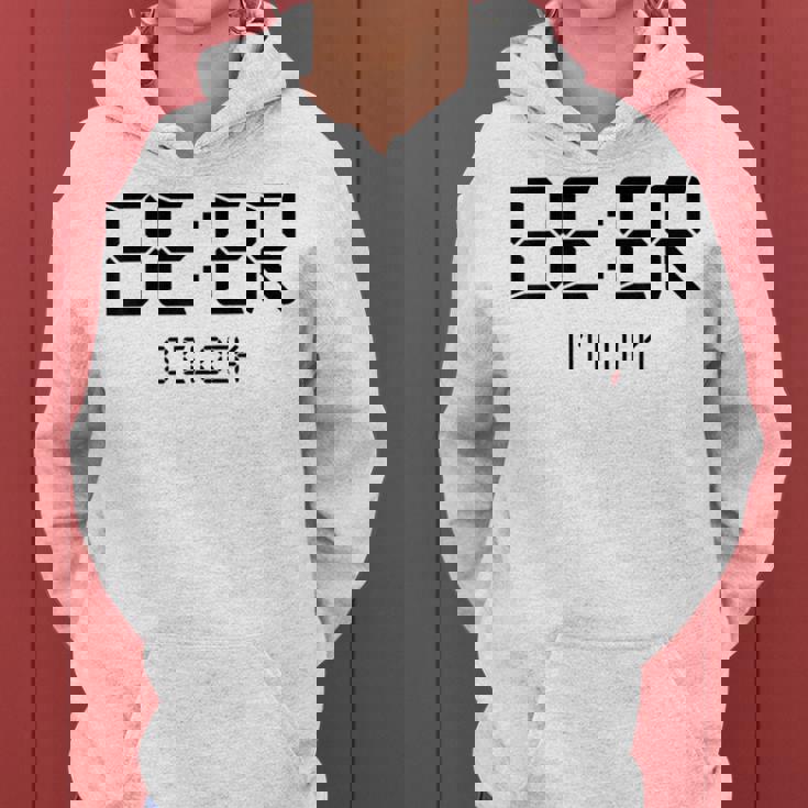 Beer O'clock ビールタイム 面白いギフト ビール愛好家 レディースパーカー