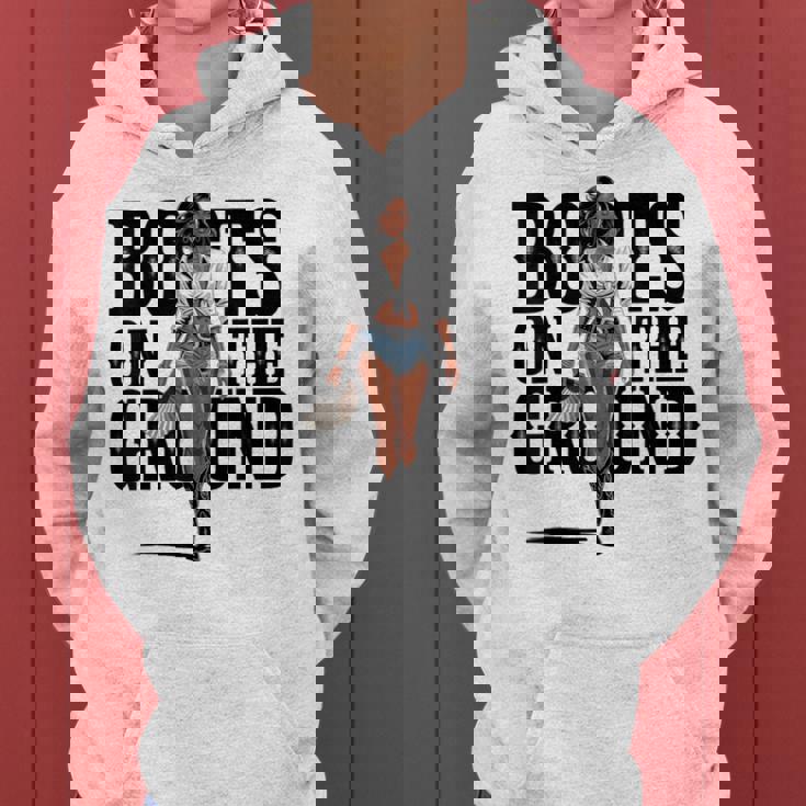 Boots On The Ground Black Cowgirl Melanin Women Women Hoodie Boots On The Ground Black Cowgirl Melanin Women Women Hoodie