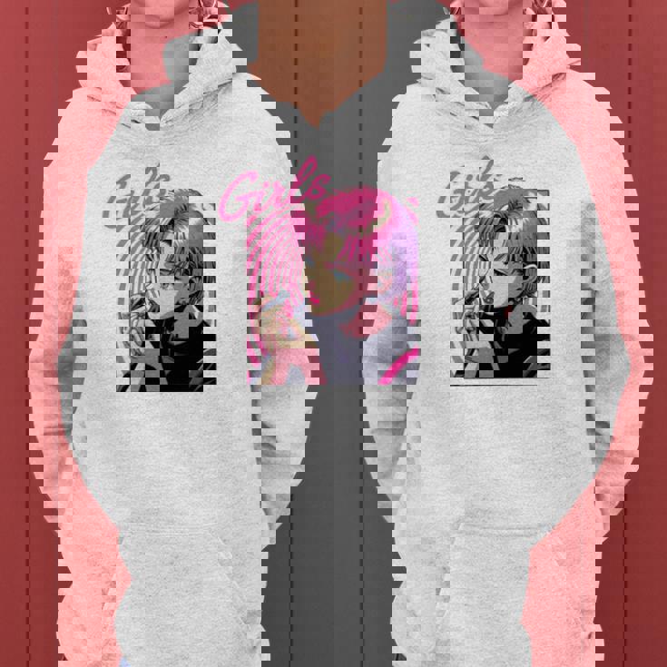 Girls Eat Out 面白いレトロデザイン 長袖tシャツ レディースパーカー