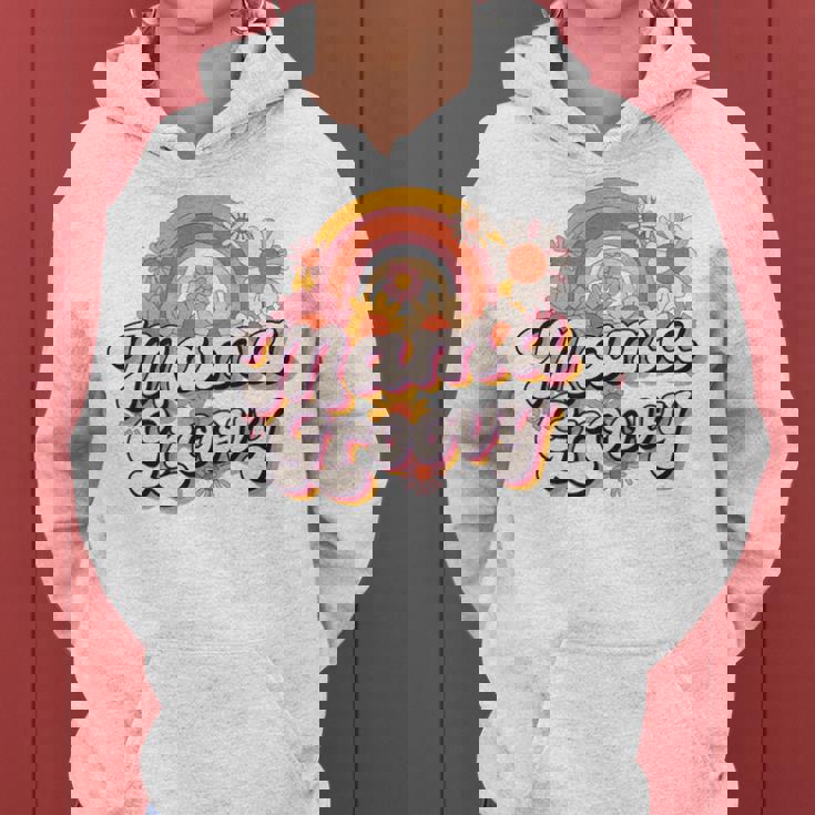 Groovy Best Mom Ever Best 母の日 長袖tシャツ レディースパーカー