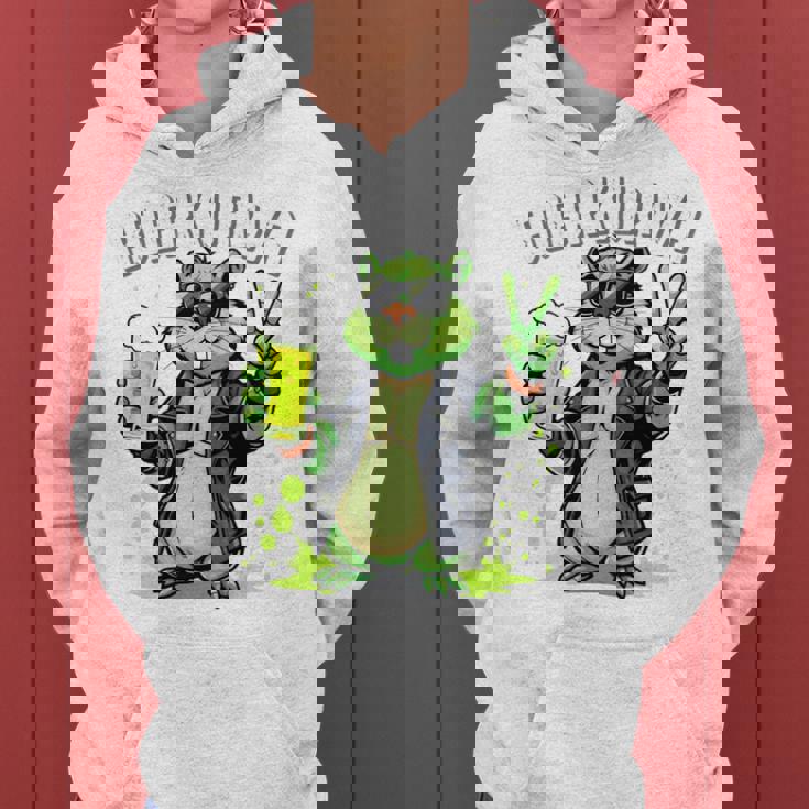 Groovy Polska Piwo Bobr Meme Bóbr Bober Kurwa Yes Pierdole 長袖tシャツ レディースパーカー