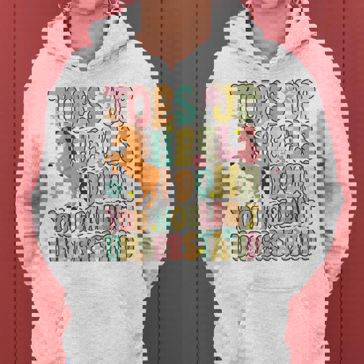 Groovy 乗馬 乗馬 乗馬 つま先アップ ヒールダウン レディースパーカー