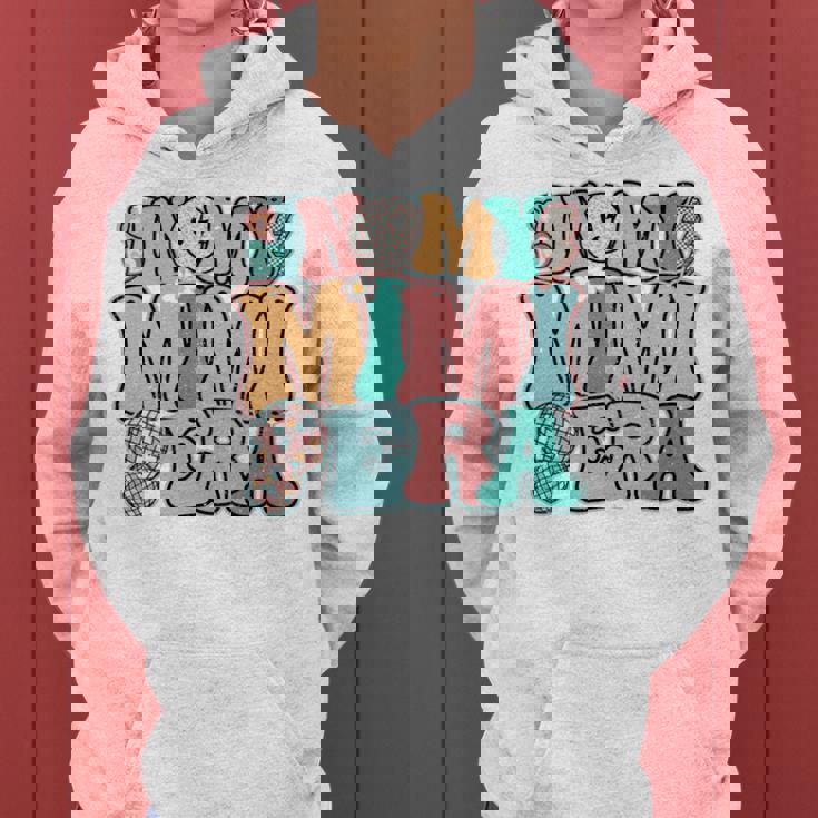 In My Mimi Era Groovy Leopardmile Face New Grandma Grandma 長袖tシャツ レディースパーカー