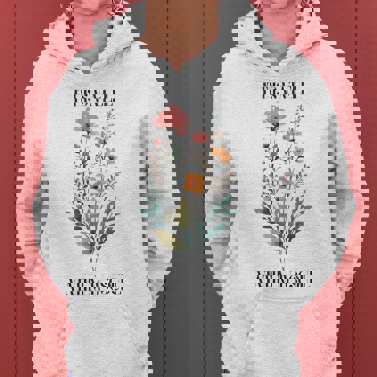 It Is Well With Myoul Christian 花柄 引用 クリスチャン 長袖tシャツ レディースパーカー