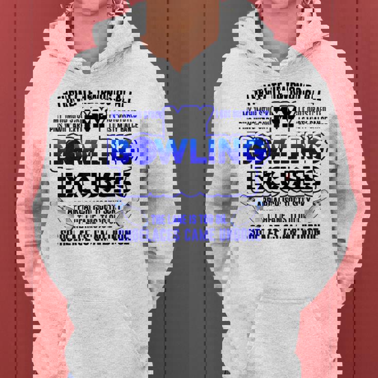 My Bowling 言い訳 おもしろボーリングギフト レディースパーカー