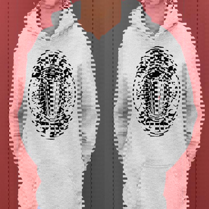 No Beer No Life ヴィンテージ飲酒 ビール愛好家向け 左胸 レディースパーカー