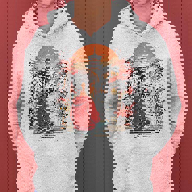 アニメ 女の子 日本 バックプリント レディースパーカー