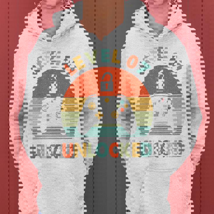 キッズ Level 7 Unlocked 7Th Birthday Gamer For Boys & Girl レディースパーカー