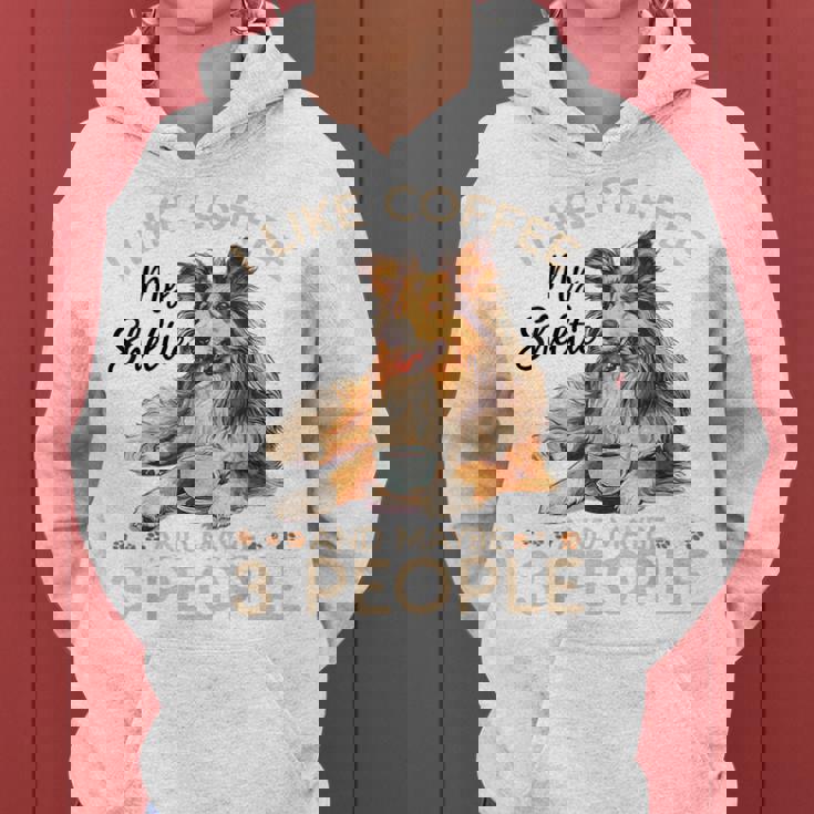 シェットランド・シープドッグ犬用シェルティ I Like Coffee Myheltie レディースパーカー