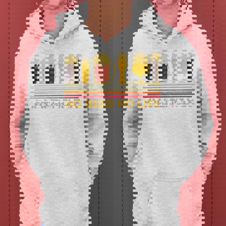 ビール 酒 面白いtシャツ No Beer No Life 飲み おもしろ 飲み会 のんべえ メンズ ネタ 服 長袖tシャツ レディースパーカー