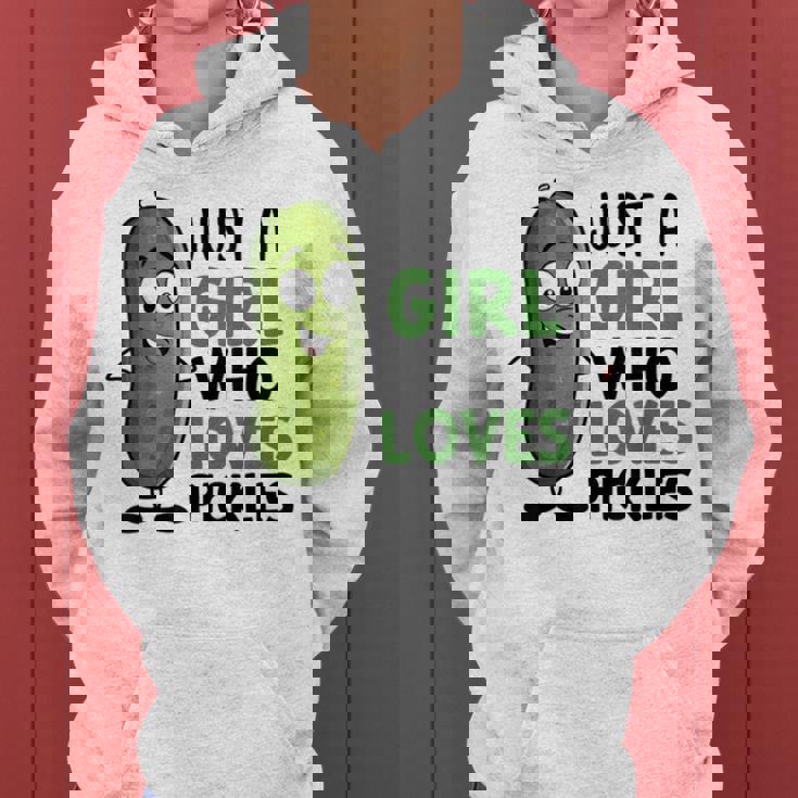 ピクルスが大好きな女の子だけ おかしなきゅうり レディースパーカー