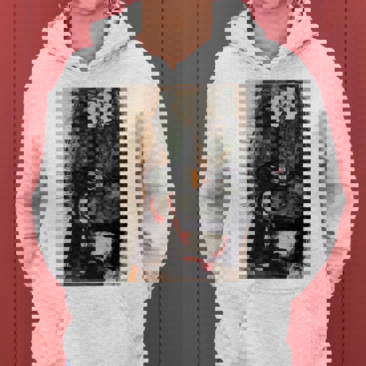 フリンジ付きの毛布の上の二人の女の子 エゴン・シーレ作 1911 長袖tシャツ レディースパーカー