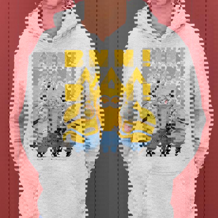 ミニオン Banana×4 レディースパーカー