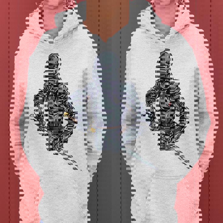 中世の兵士 騎士 戦士 ギフト 男性 女性 子供 男の子 レディースパーカー