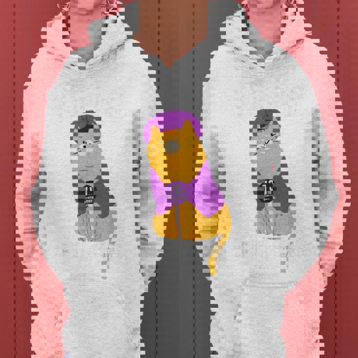 古希祝い 猫 ねこ ちゃんちゃんこ 男性 女性 猫好き 70歳 Cat Days Best Days レディースパーカー