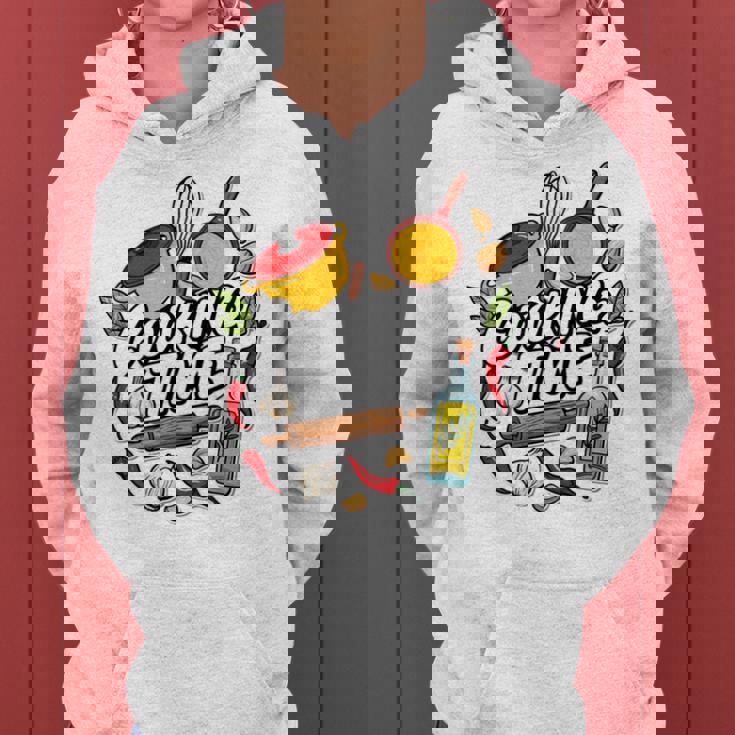 料理の日 宗教料理 シェフ向け 料理 男性 女性 長袖tシャツ レディースパーカー