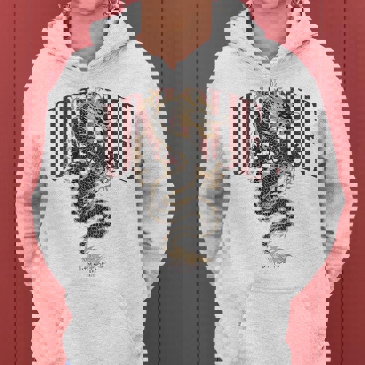 龍 美的 ヒップホップ Y2k Hip Hop 服 レトロ ヴィンテージ ストリートウェア ファッション 女性 男性 竜 レディースパーカー