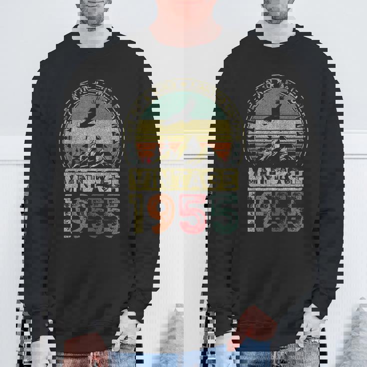 1955年ヴィンテージ、限定版、70歳の誕生日、70歳 スウェットシャツ 高齢者への贈り物