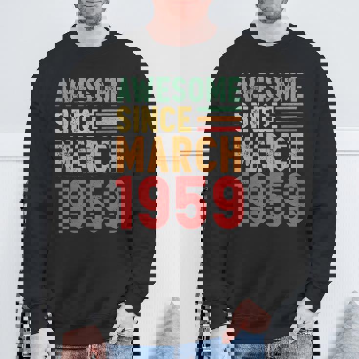1959年3月から素晴らしい70歳の誕生日プレゼント。 スウェットシャツ 高齢者への贈り物