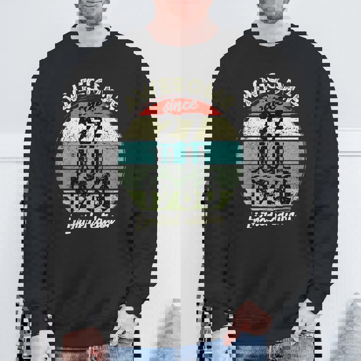 1960年7月27日 65歳の誕生日 65歳 2025年 誕生日 スウェットシャツ 高齢者への贈り物